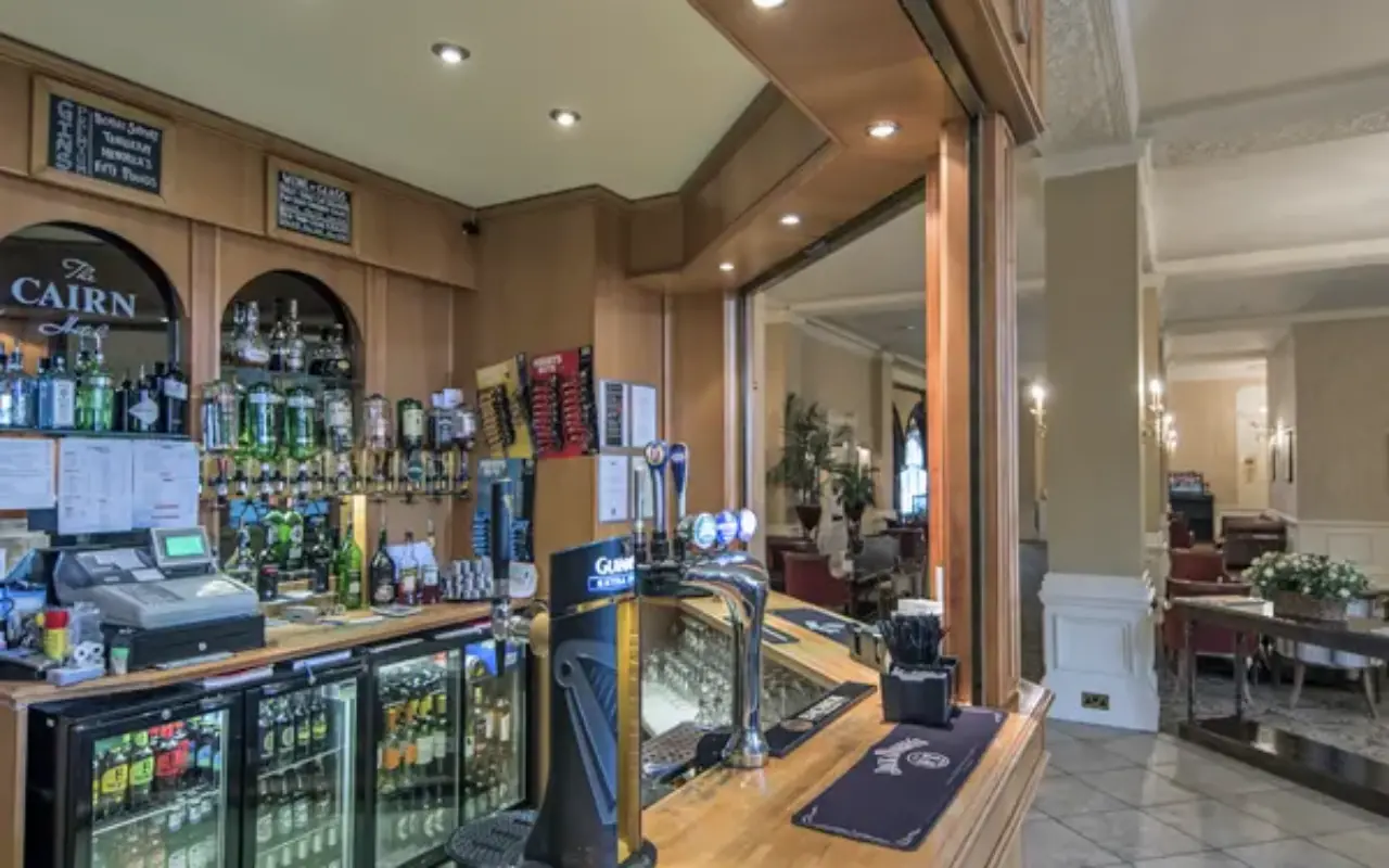 The Bar area at The Cairn Hotel in Harrogate
